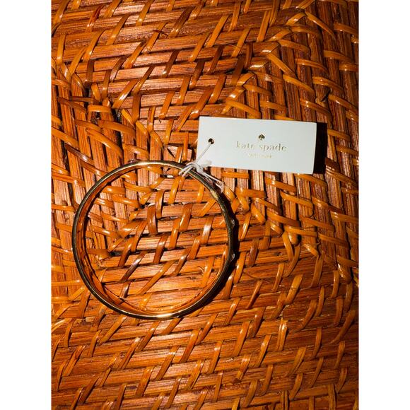 Kate Spade New York “Earn Your Stripes” Enamel Bangle NWT - Picture 9 of 11